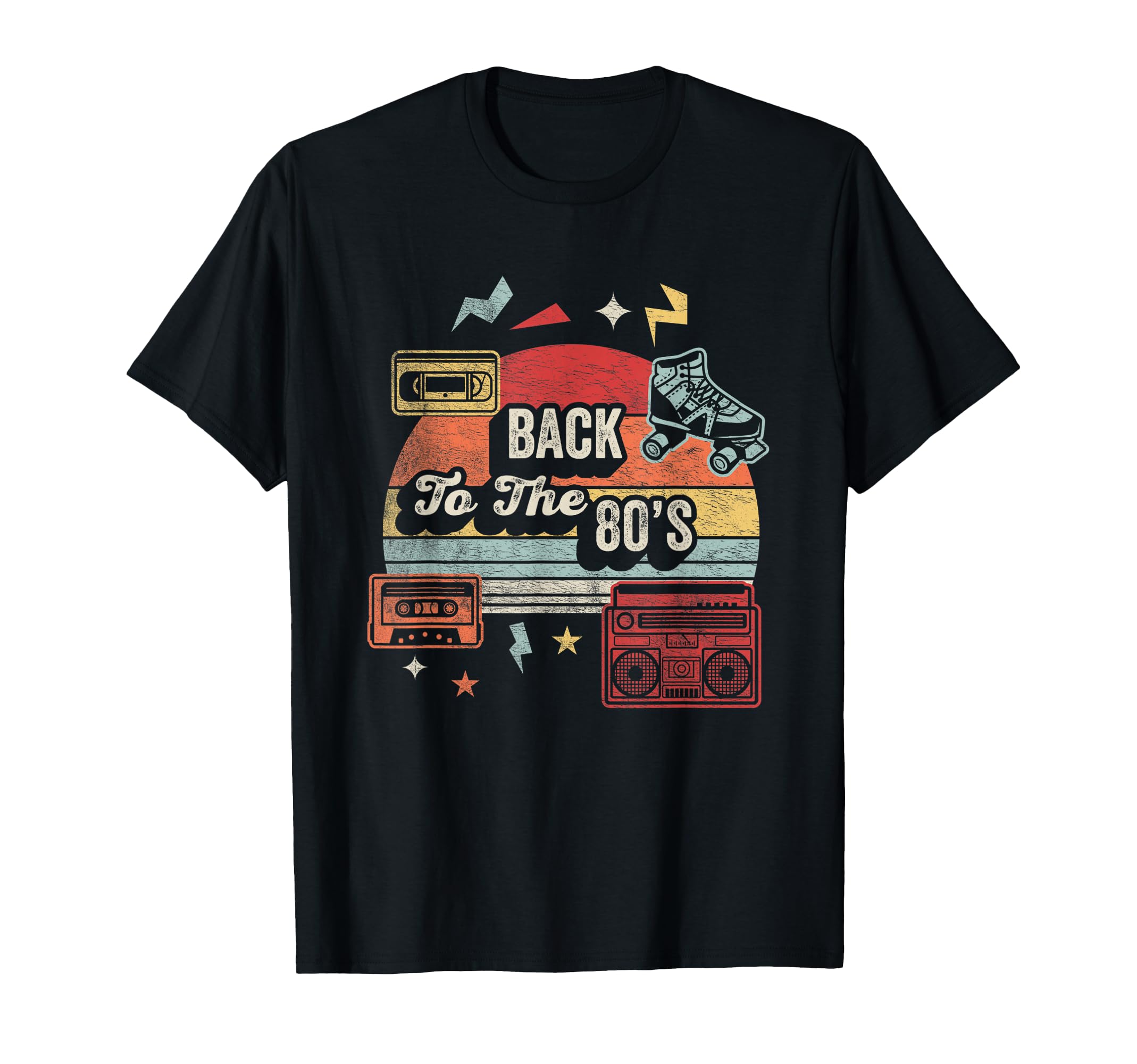Back To 80S Nostalgia Vibes T-Shirt - Aesthetic Graphic for Adults - T-Shirt, Sweatshirt, Hoodie
