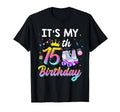 Roller Skate Its My 15Th Birthday 15 T-Shirt - Graphic Print Men Women - T-Shirt, Sweatshirt, Hoodie