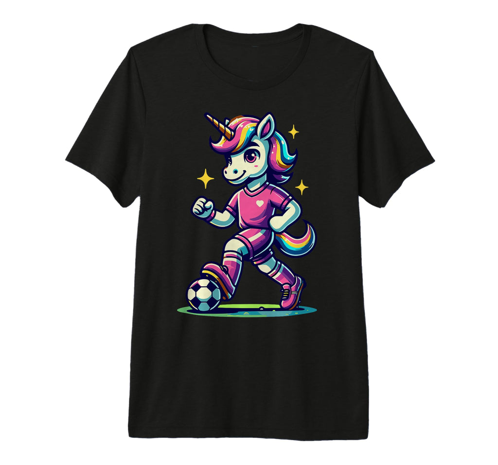 Footballer Unicorn Fans Soccer Team T-Shirt - Unique Graphic Men Women - T-Shirt, Sweatshirt, Hoodie