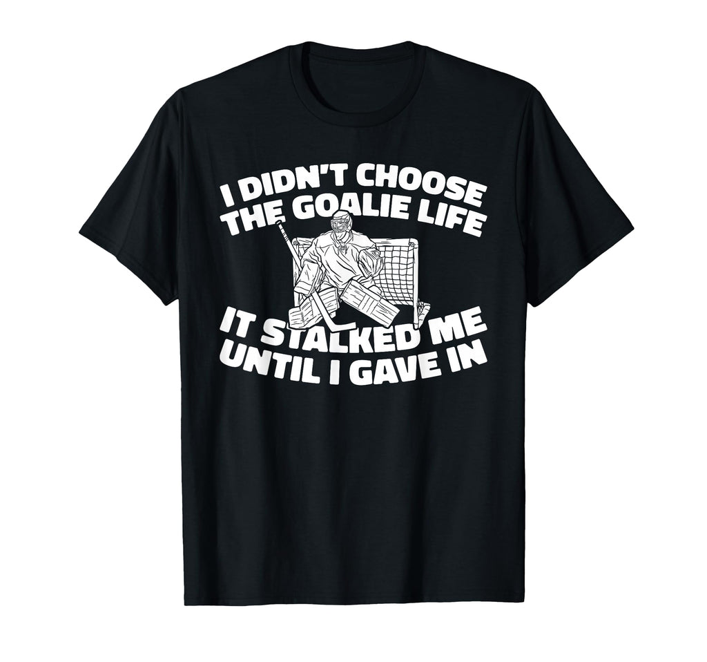 Hockey Goalkeeper Ice Hockey Goalie T-Shirt - Custom Art Print Men Women - T-Shirt, Sweatshirt, Hoodie