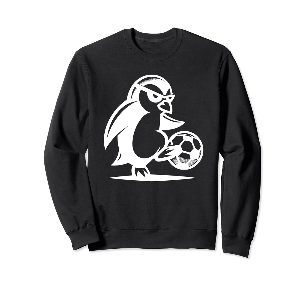 Penguin Bird Soccer Fan Funny Sweatshirt - Fun Novelty Design Unisex - T-Shirt, Sweatshirt, Hoodie