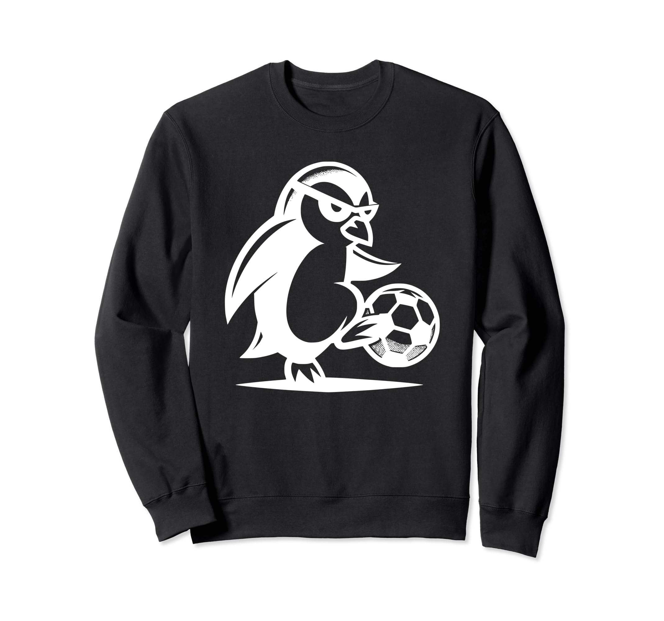 Penguin Bird Soccer Fan Funny Sweatshirt - Fun Novelty Design Unisex - T-Shirt, Sweatshirt, Hoodie