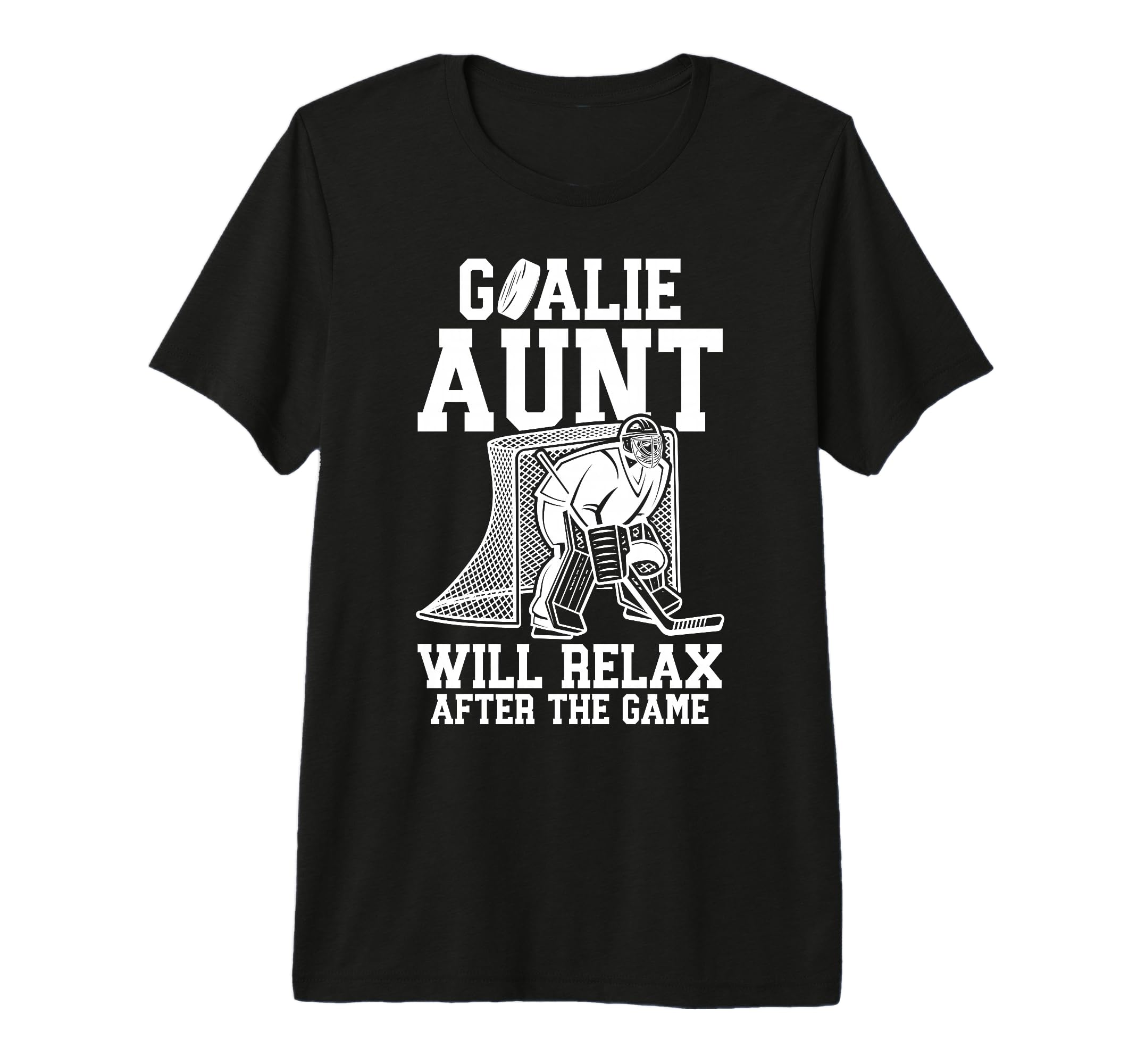 Funny Hockey Goalie Aunt Ice T-Shirt - Casual Everyday Wear for Adults - T-Shirt, Sweatshirt, Hoodie