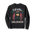 Level 18 Unlocked Video Game 18Th Sweatshirt - Custom Art Print for Adults - T-Shirt, Sweatshirt, Hoodie