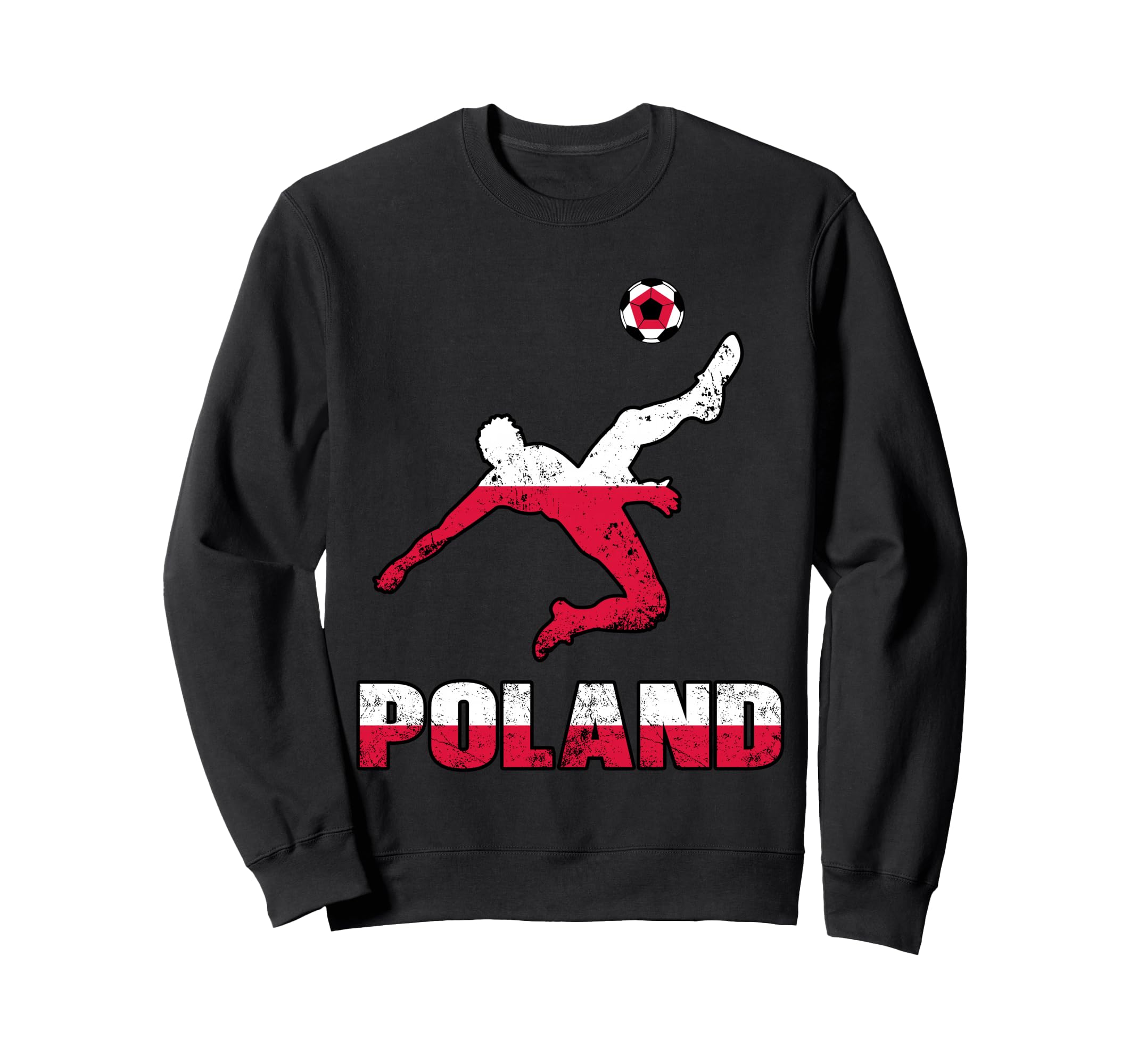 Poland Football Soccer Game Sweatshirt - Aesthetic Graphic for Adults - T-Shirt, Sweatshirt, Hoodie