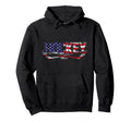 Patriotic Hockey Player Hockey Hoodie - Casual Everyday Wear for Adults - T-Shirt, Sweatshirt, Hoodie
