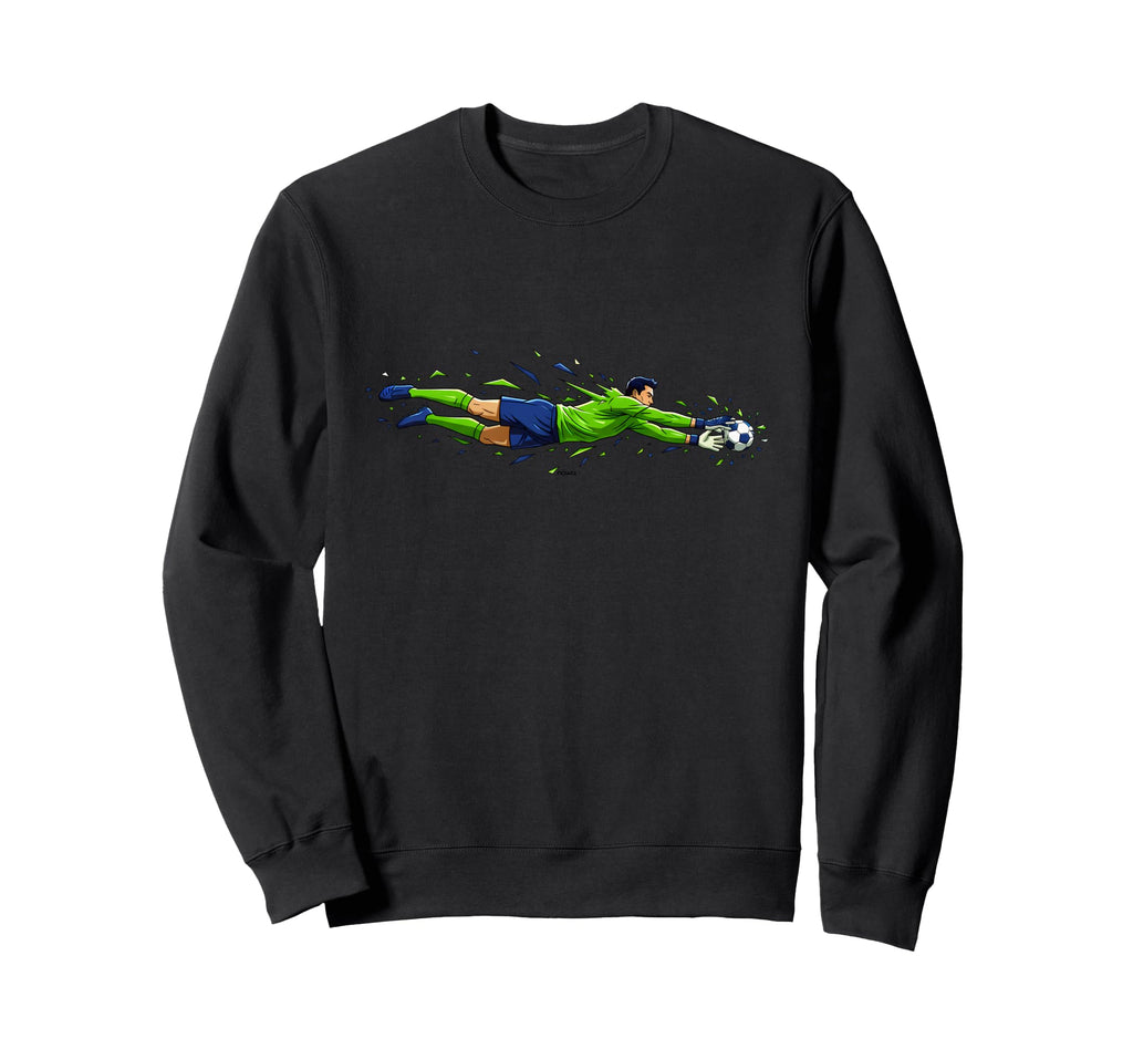 Football Soccer Goalkeeper Safe Comic Sweatshirt - Graphic Print for Adults - T-Shirt, Sweatshirt, Hoodie