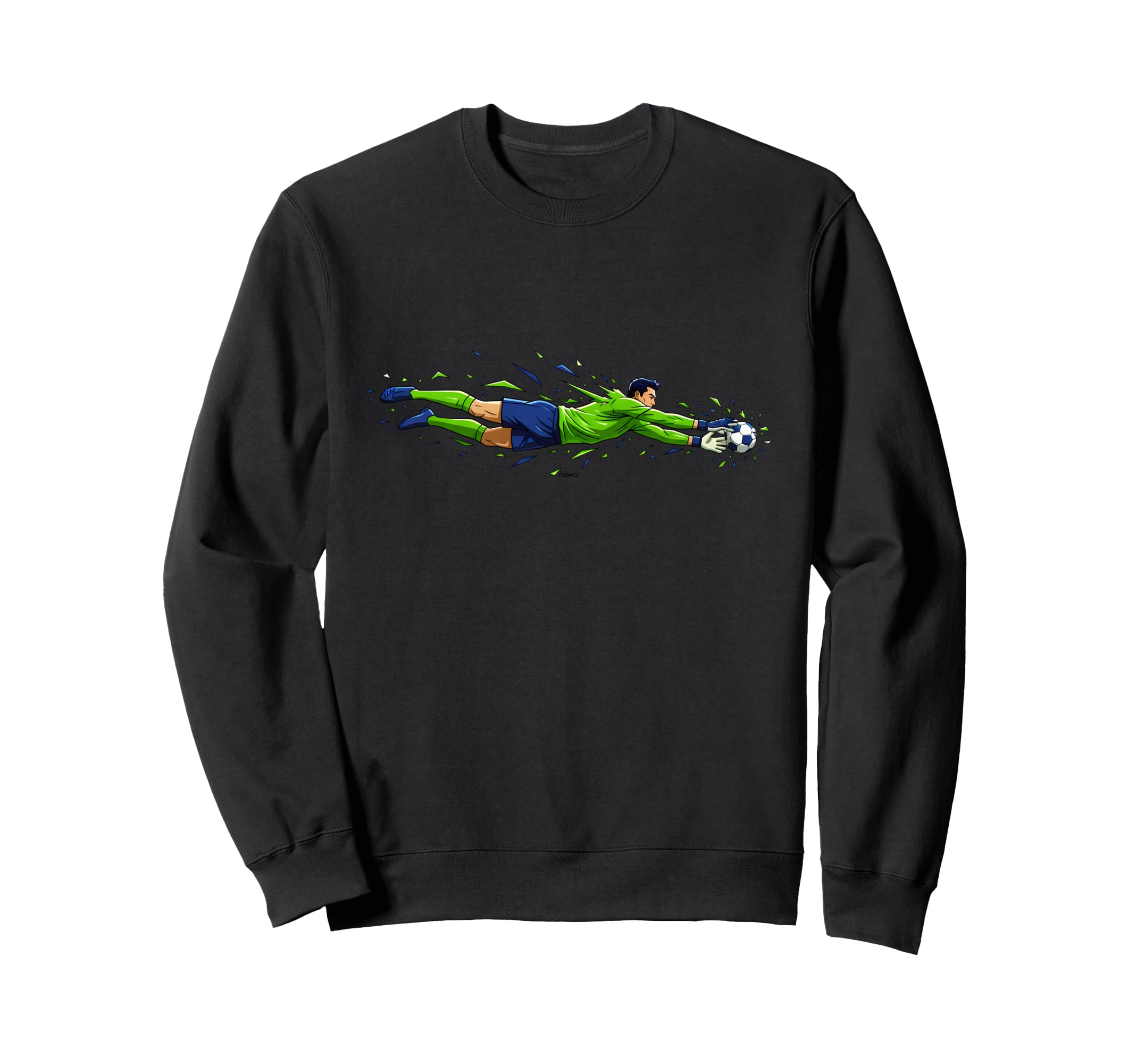 Football Soccer Goalkeeper Safe Comic Sweatshirt - Graphic Print for Adults - T-Shirt, Sweatshirt, Hoodie