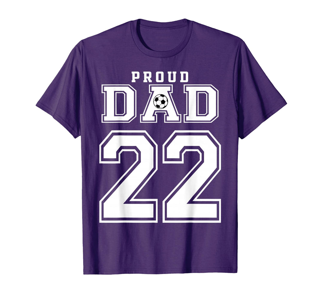 Number 22 Custom Proud Soccer Futbol T-Shirt - Custom Art Print for Adults - T-Shirt, Sweatshirt, Hoodie