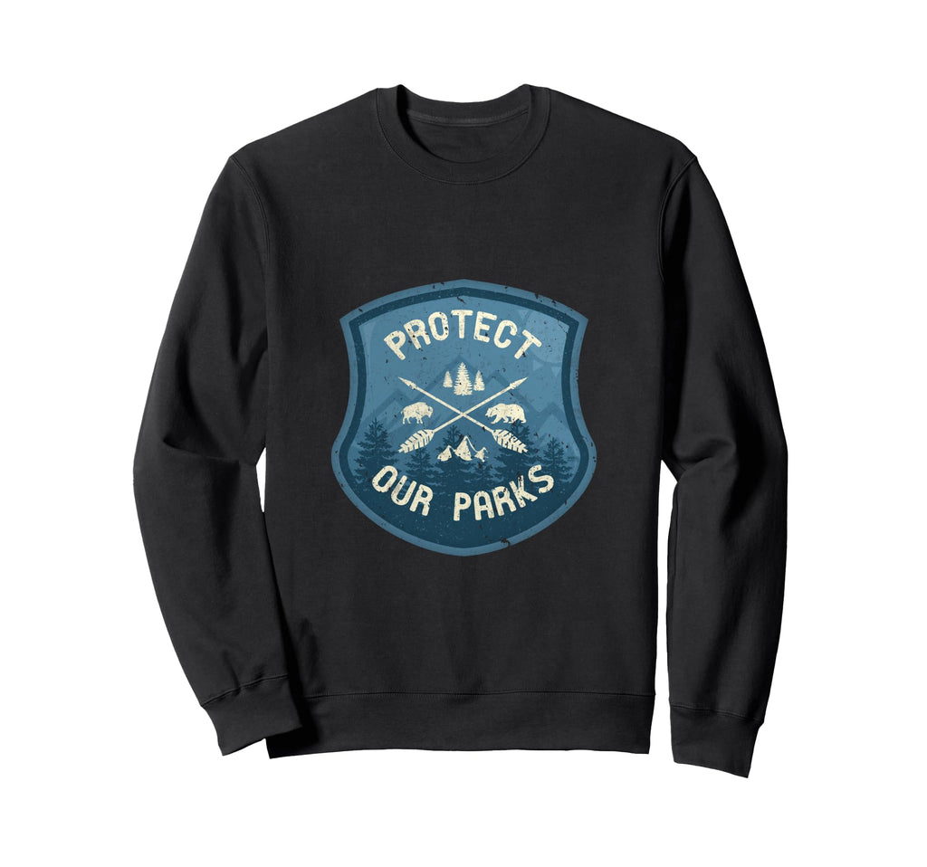 Protect Our Parks National Parks Badge Sweatshirt - Graphic Print Unisex - T-Shirt, Sweatshirt, Hoodie