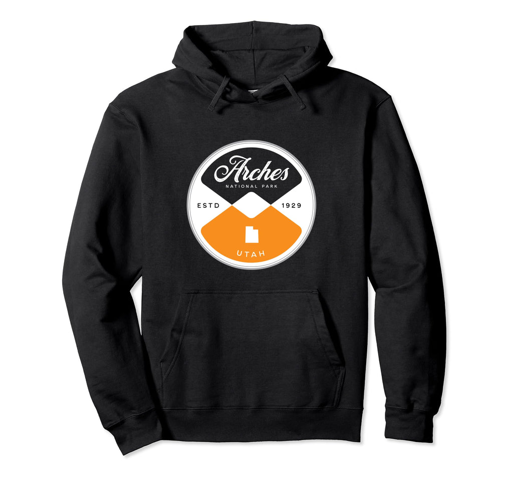 Arches National Park Utah Circle Hoodie - Fun Novelty Design Men Women - T-Shirt, Sweatshirt, Hoodie