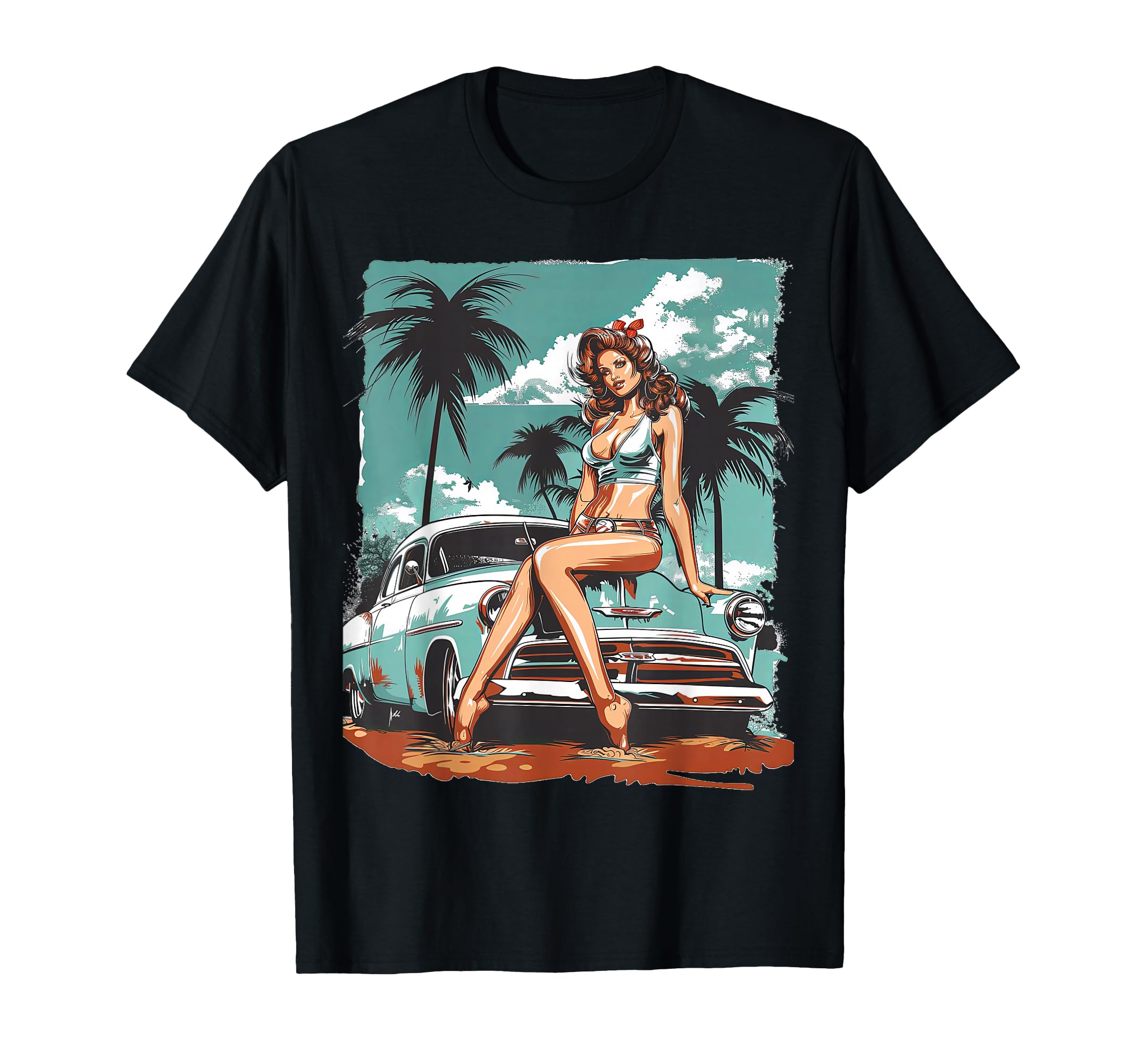 Pinup Pin Up T-Shirt - Unique Graphic Unisex - T-Shirt, Sweatshirt, Hoodie