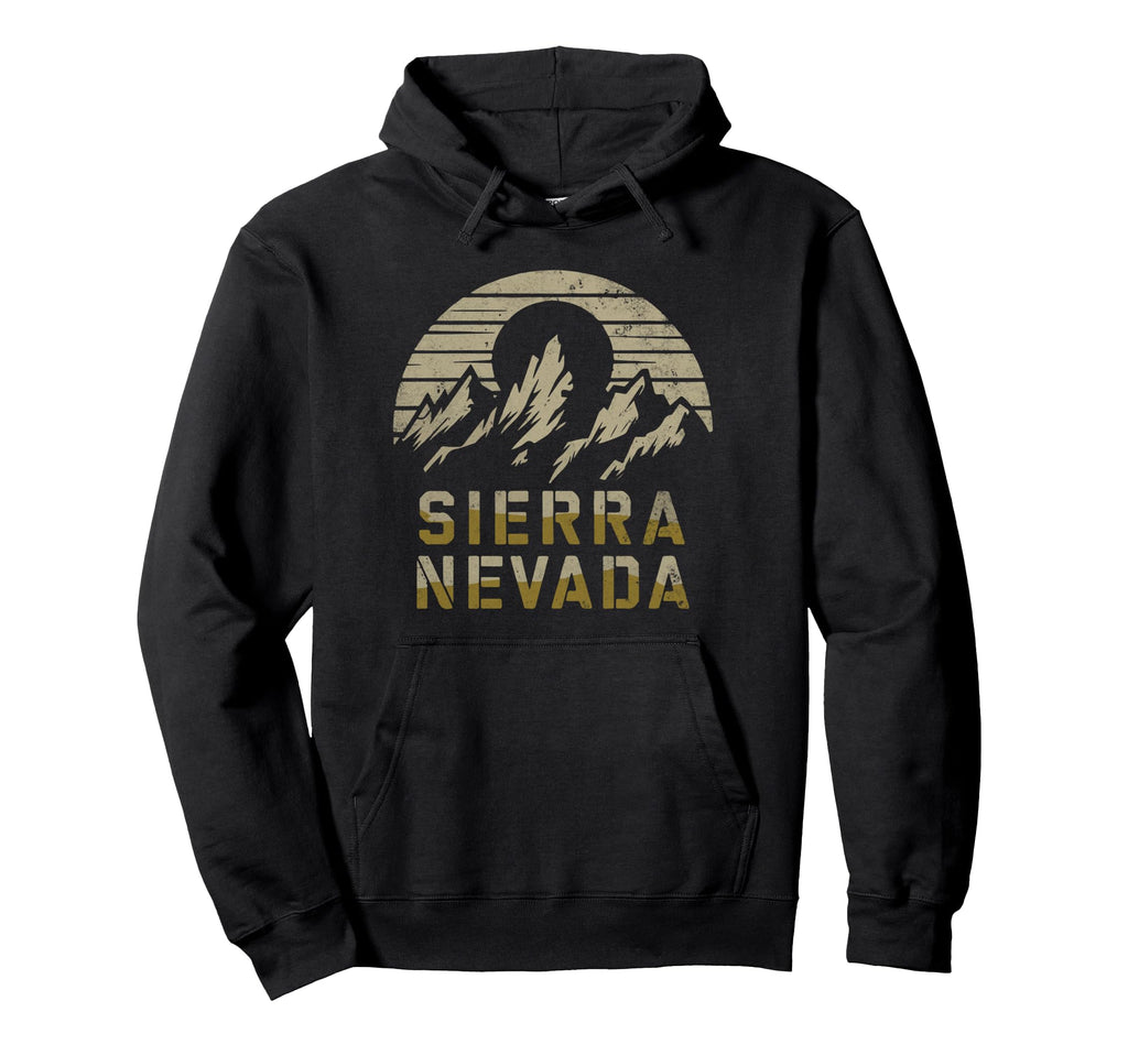 Sierra Nevada Mountain Sunset Hoodie - Aesthetic Graphic Men Women - T-Shirt, Sweatshirt, Hoodie