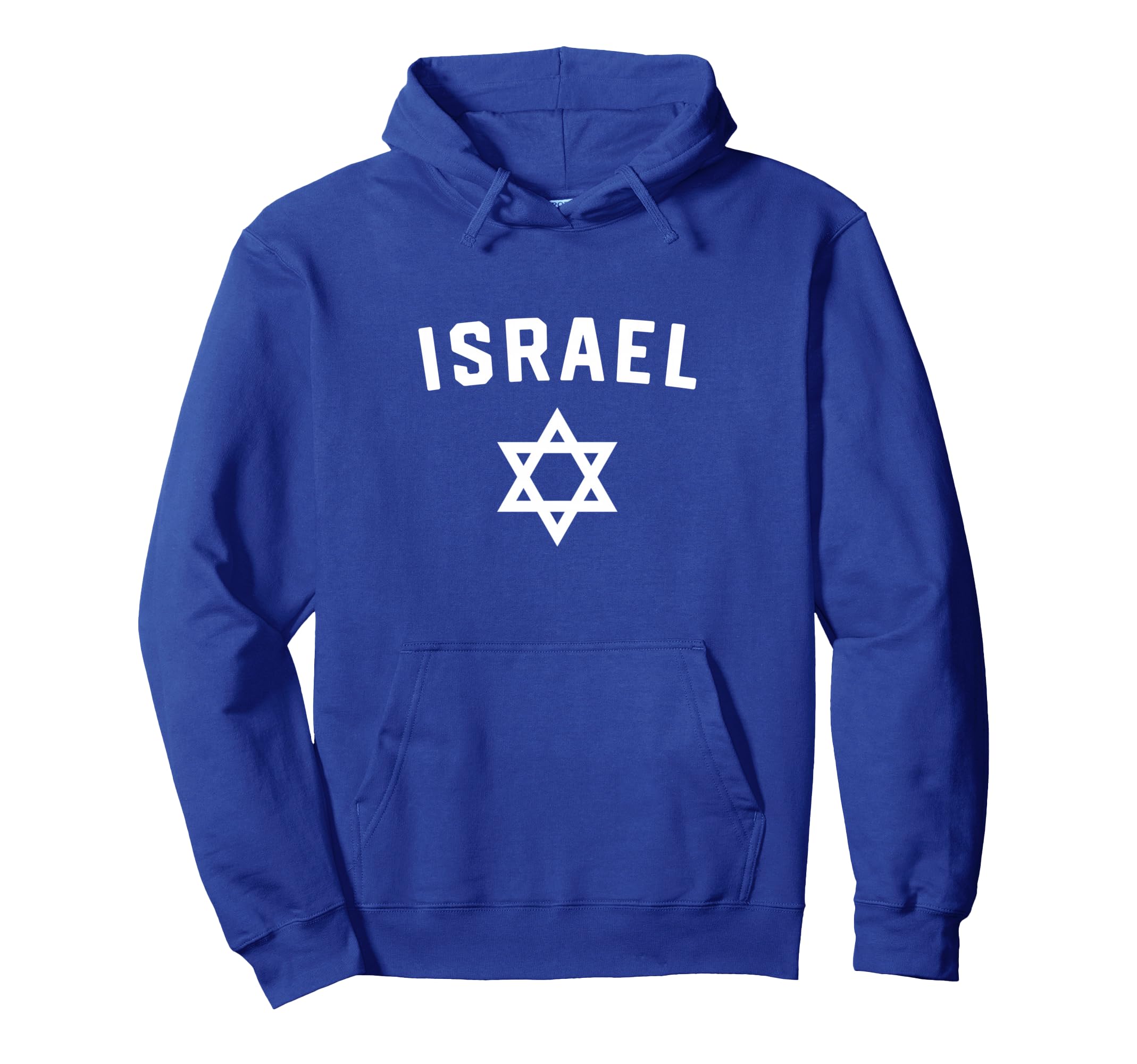 I Love Israel Minimalist Israeli Flag Hoodie - Casual Everyday Wear Unisex - T-Shirt, Sweatshirt, Hoodie