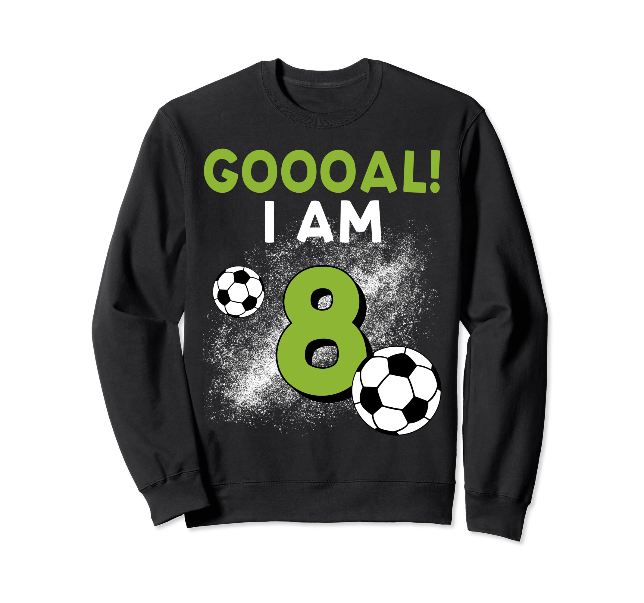 8Th Birthday Soccer Theme 8Year Old Sweatshirt - Trendy Graphic Men Women - T-Shirt, Sweatshirt, Hoodie