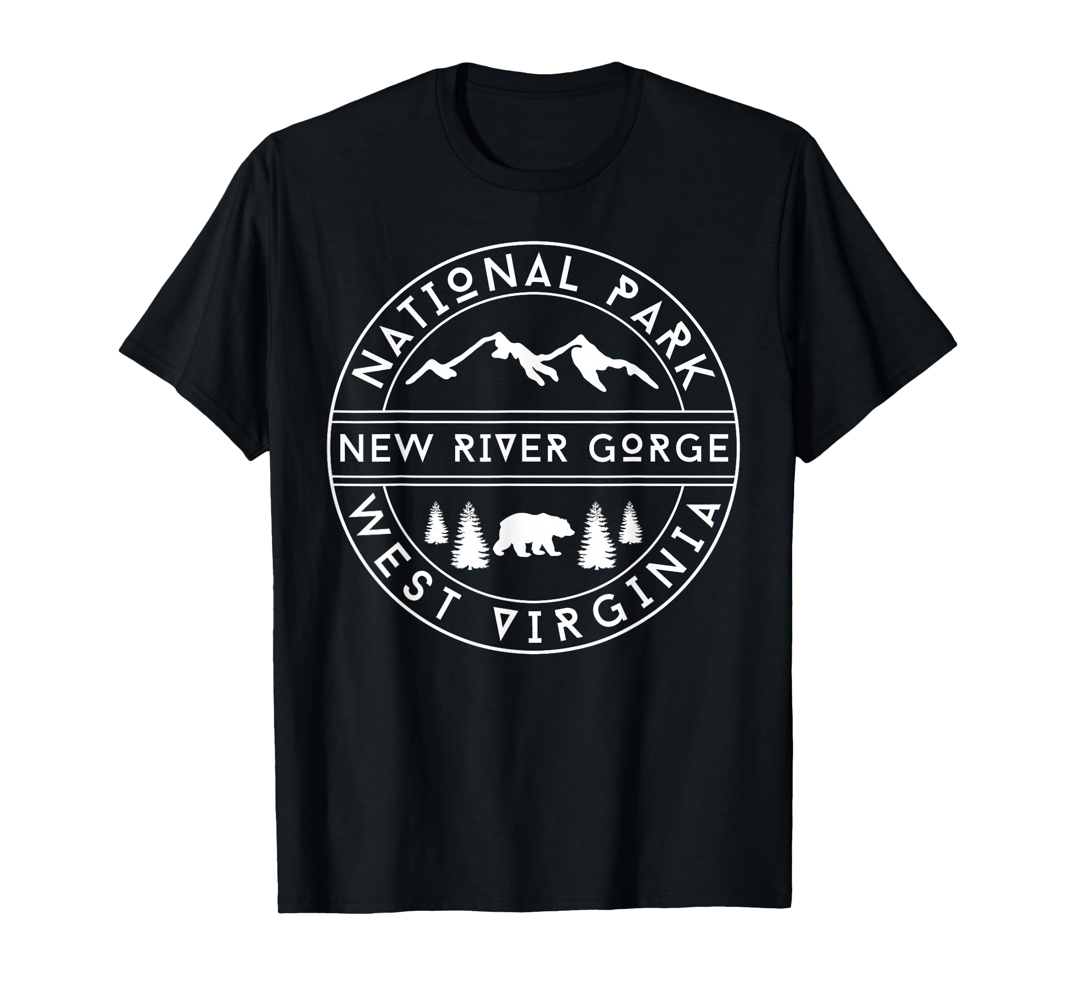 New River National Park West Virginia Usa T-Shirt - Graphic Print Unisex - T-Shirt, Sweatshirt, Hoodie