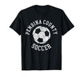 Pembina County Soccer Distressed 90S T-Shirt - Casual Everyday Wear Unisex - T-Shirt, Sweatshirt, Hoodie