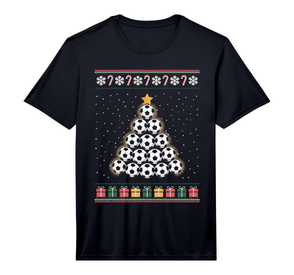 Mens Soccer Tree Ornament Ugly T-Shirt - Novelty Apparel for Adults - T-Shirt, Sweatshirt, Hoodie
