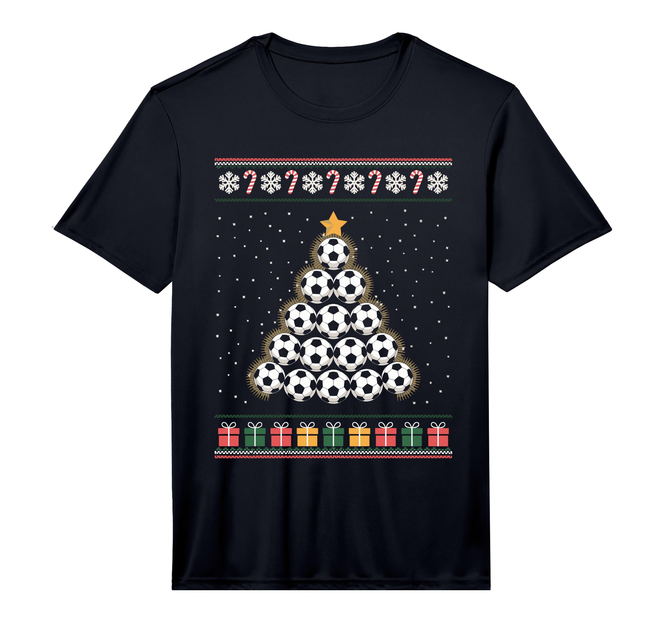 Mens Soccer Tree Ornament Ugly T-Shirt - Novelty Apparel for Adults - T-Shirt, Sweatshirt, Hoodie