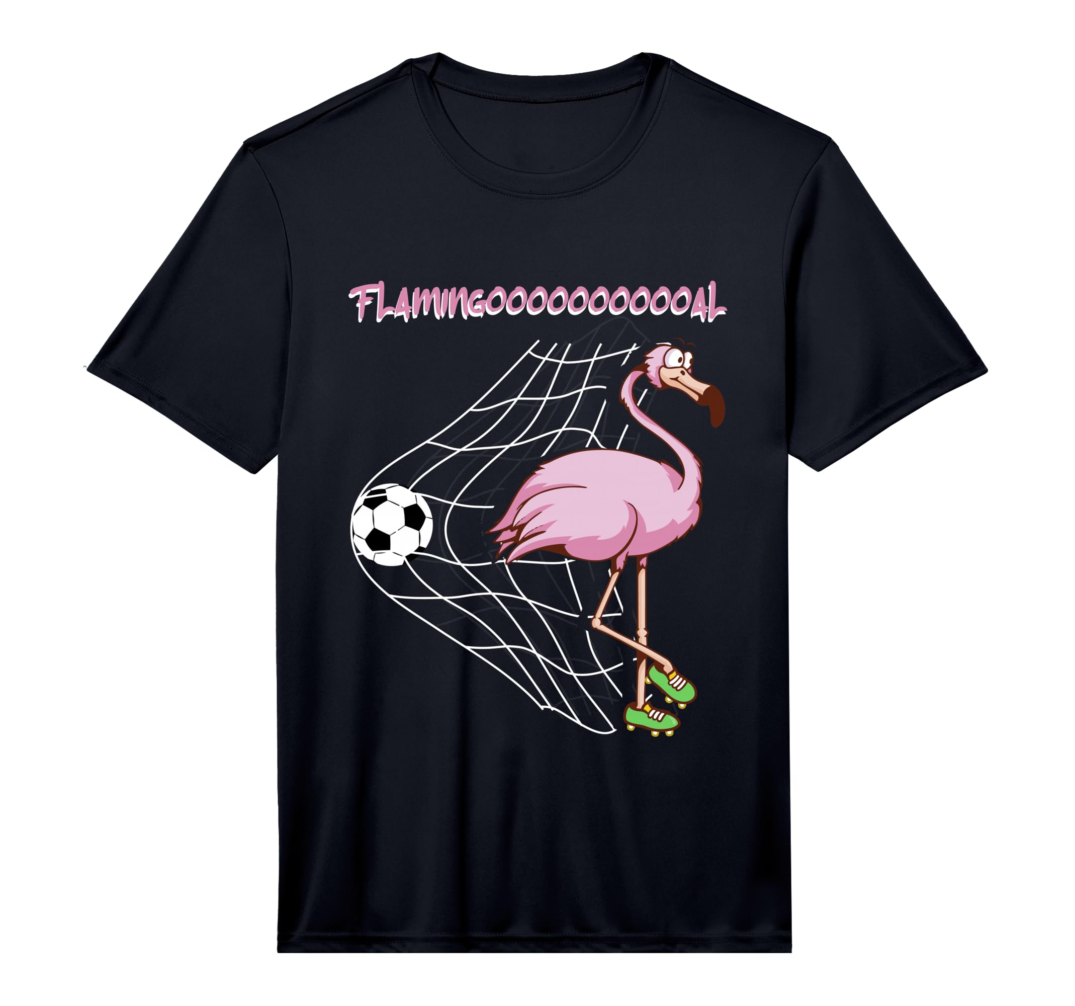 Flamingooooal Flamingo Or Soccer T-Shirt - Trendy Graphic for Adults - T-Shirt, Sweatshirt, Hoodie