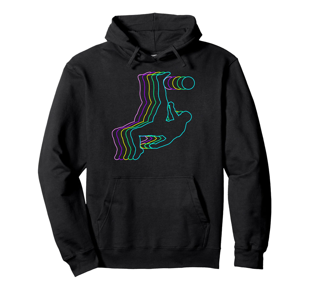 Colorful Outline Funny Soccer Hoodie - Casual Everyday Wear Men Women - T-Shirt, Sweatshirt, Hoodie