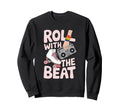 Rollerskates Roll Beat Funny 70S Sweatshirt - Streetwear Style Men Women - T-Shirt, Sweatshirt, Hoodie
