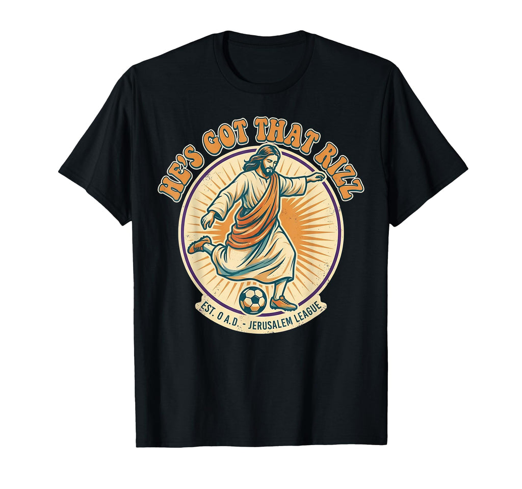 Funny Meme God Christian He Is Rizzin T-Shirt - Trendy Graphic Men Women - T-Shirt, Sweatshirt, Hoodie
