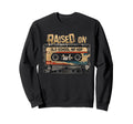 Raised Old School Hip Hop Sweatshirt - Aesthetic Graphic for Adults - T-Shirt, Sweatshirt, Hoodie