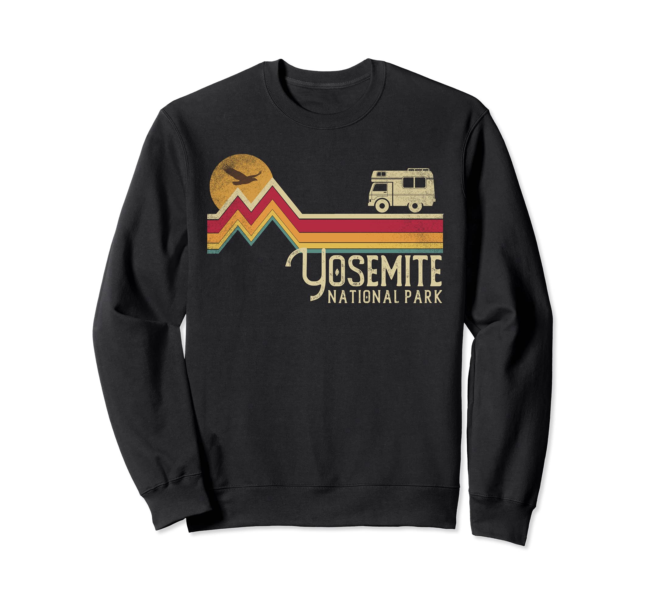 Yosemite National Park California Sweatshirt - Unique Graphic Men Women - T-Shirt, Sweatshirt, Hoodie