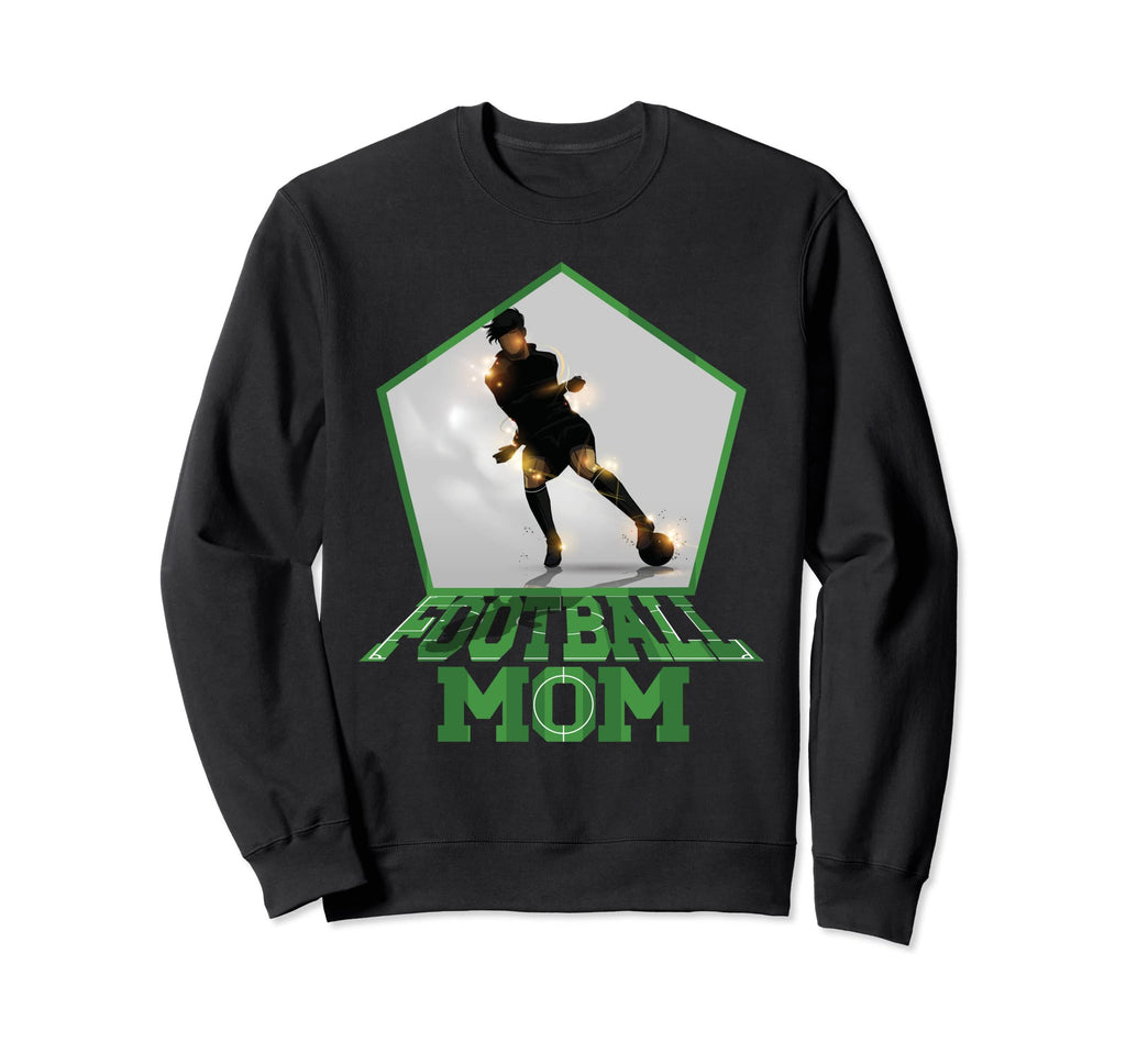 Soccer Football Mom Sweatshirt - Aesthetic Graphic Men Women - T-Shirt, Sweatshirt, Hoodie