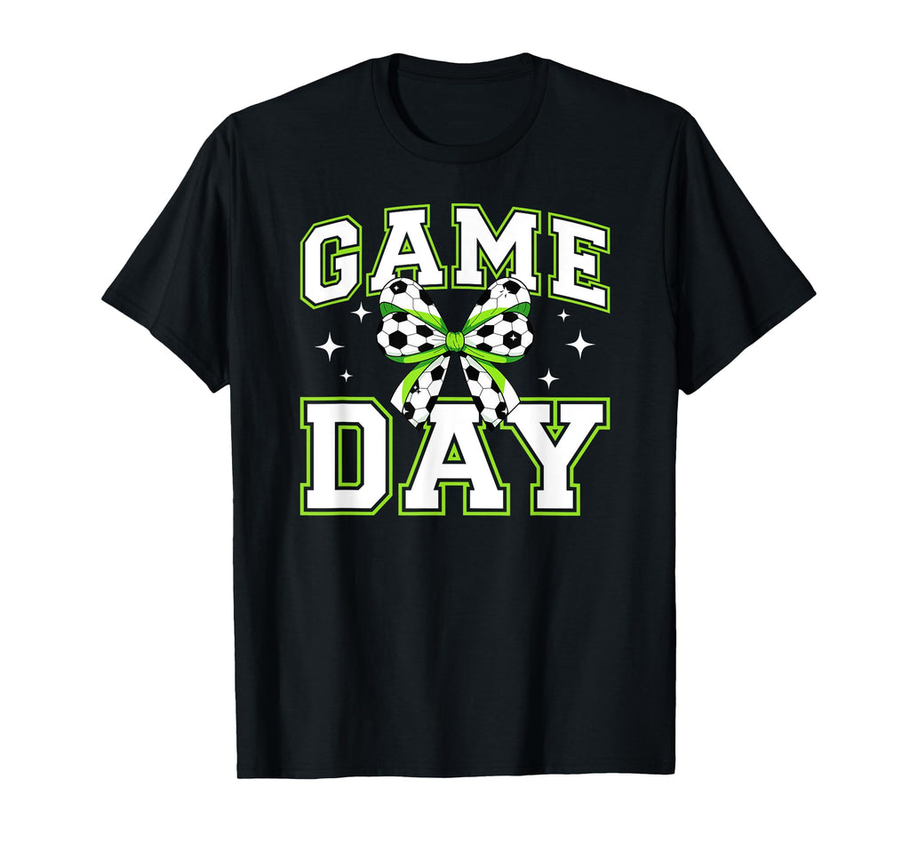 Game Day Coquette Soccer Game Day Soccer T-Shirt - Minimalist Print Unisex - T-Shirt, Sweatshirt, Hoodie