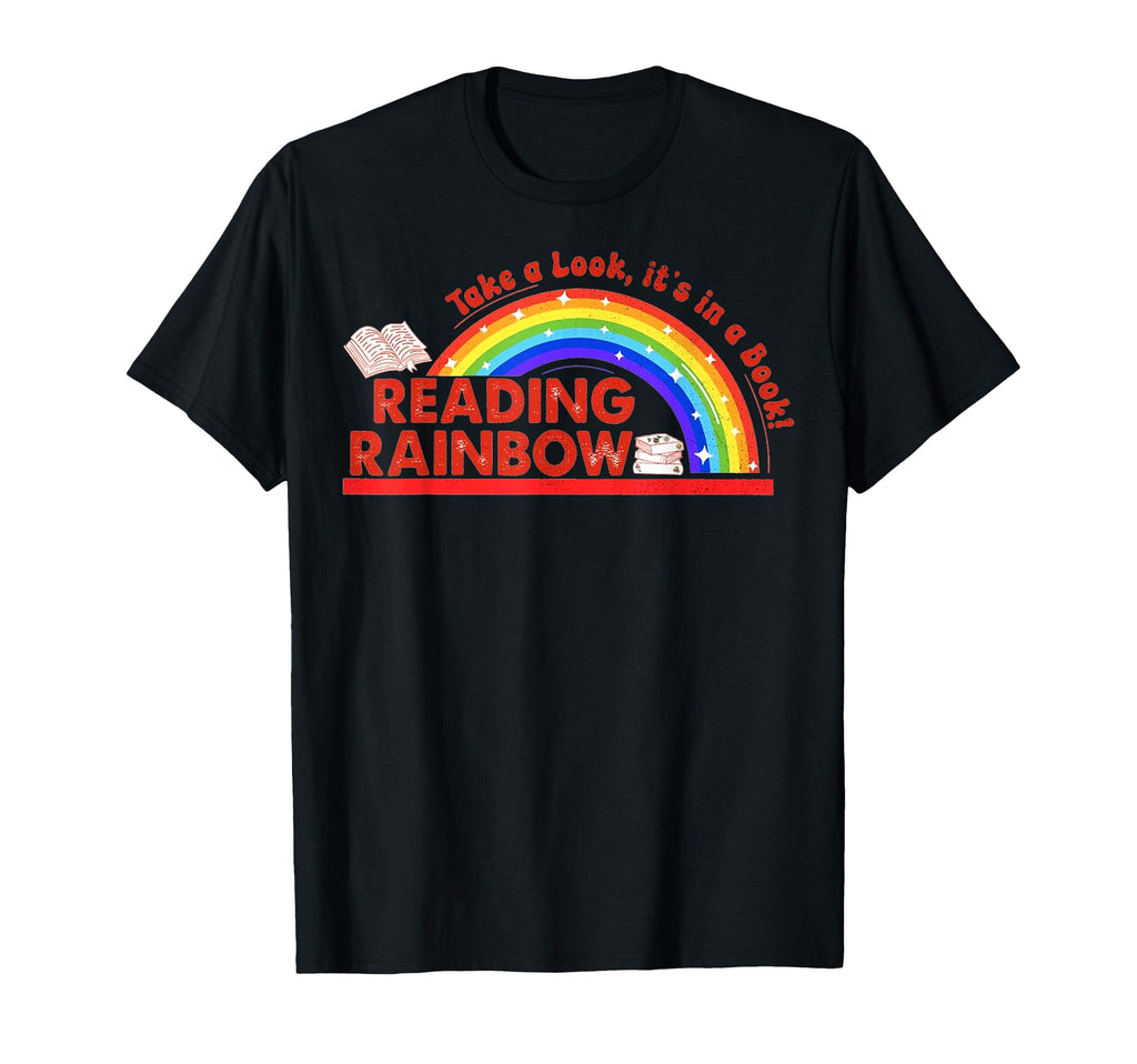 Rainbow Take Its Book Reading T-Shirt - Fun Novelty Design Men Women - T-Shirt, Sweatshirt, Hoodie