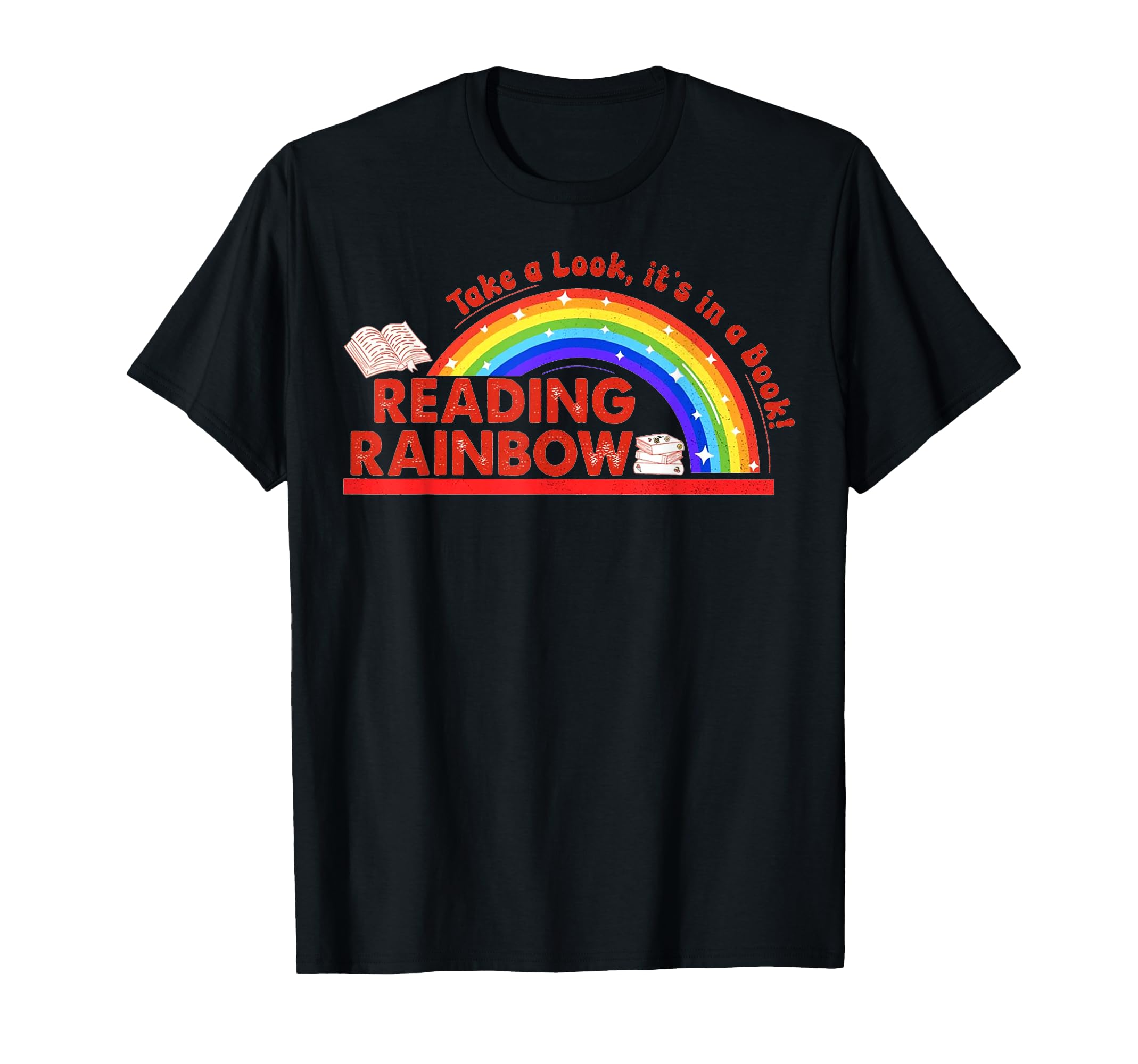 Rainbow Take Its Book Reading T-Shirt - Fun Novelty Design Men Women - T-Shirt, Sweatshirt, Hoodie