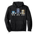 Funny Floppy Disk And Vcr Tape Floppy Hoodie - Minimalist Print Men Women - T-Shirt, Sweatshirt, Hoodie