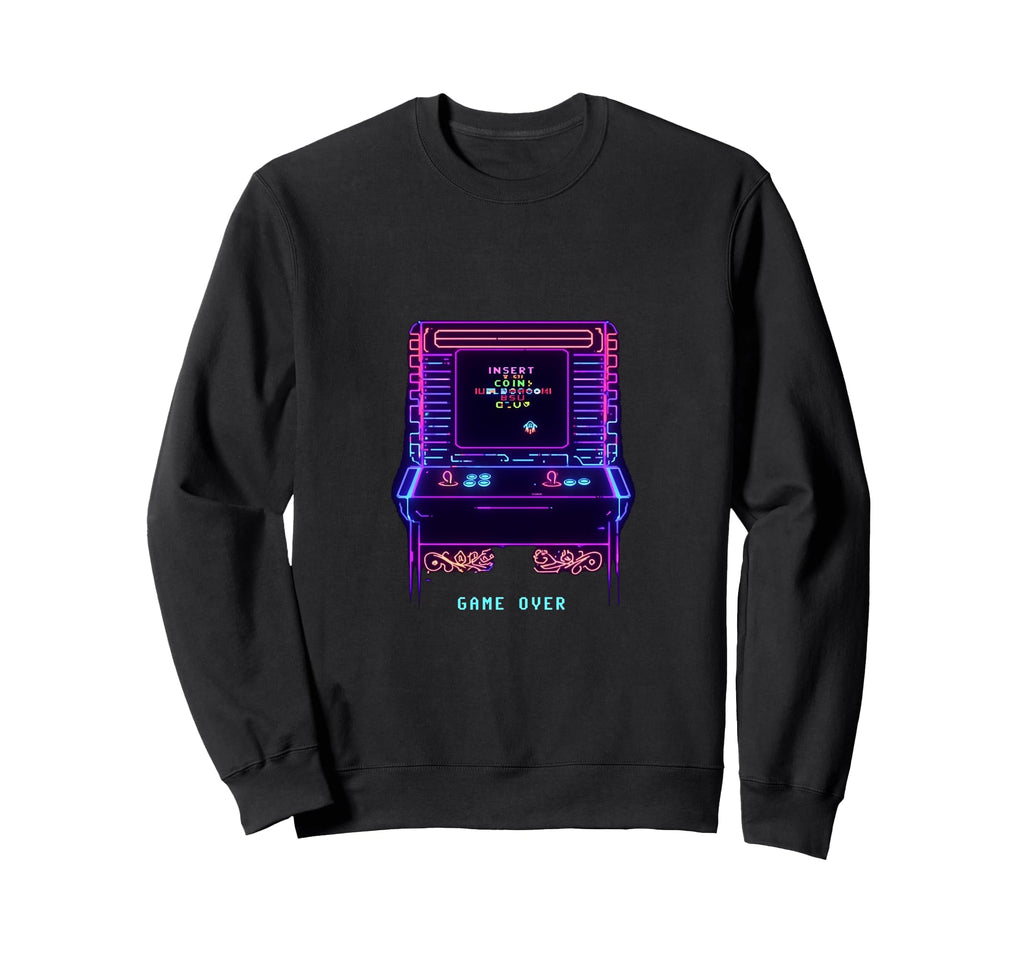 Gaming Arcade Game Over Play Sweatshirt - Streetwear Style Men Women - T-Shirt, Sweatshirt, Hoodie