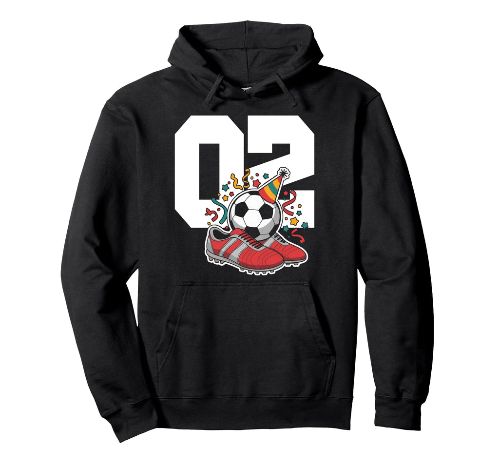 2 Soccer Birthday Gift Soccer Fan Hoodie - Casual Everyday Wear Men Women - T-Shirt, Sweatshirt, Hoodie