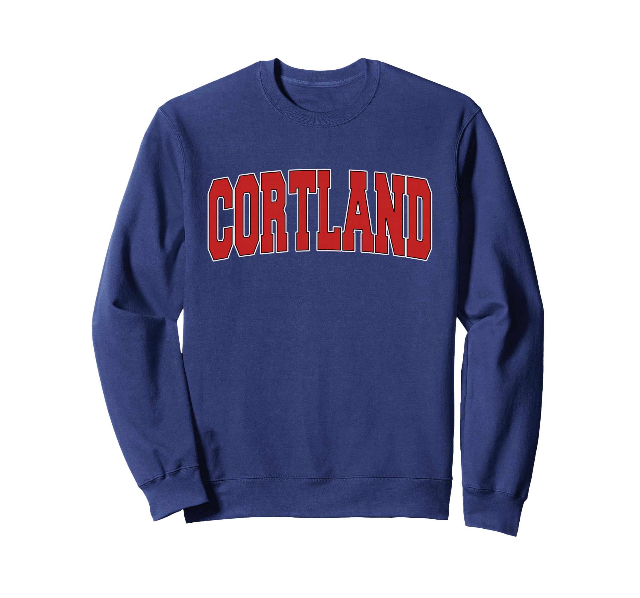 Cortland Ny New York Varsity Usa Sweatshirt - Fun Novelty Design Unisex - T-Shirt, Sweatshirt, Hoodie