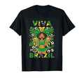 Viva Brazil Soccer Fan Tropical Vibe T-Shirt - Streetwear Style Unisex - T-Shirt, Sweatshirt, Hoodie