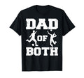 Dad Both Funny Soccer Volleyball Dad T-Shirt - Graphic Print Unisex - T-Shirt, Sweatshirt, Hoodie