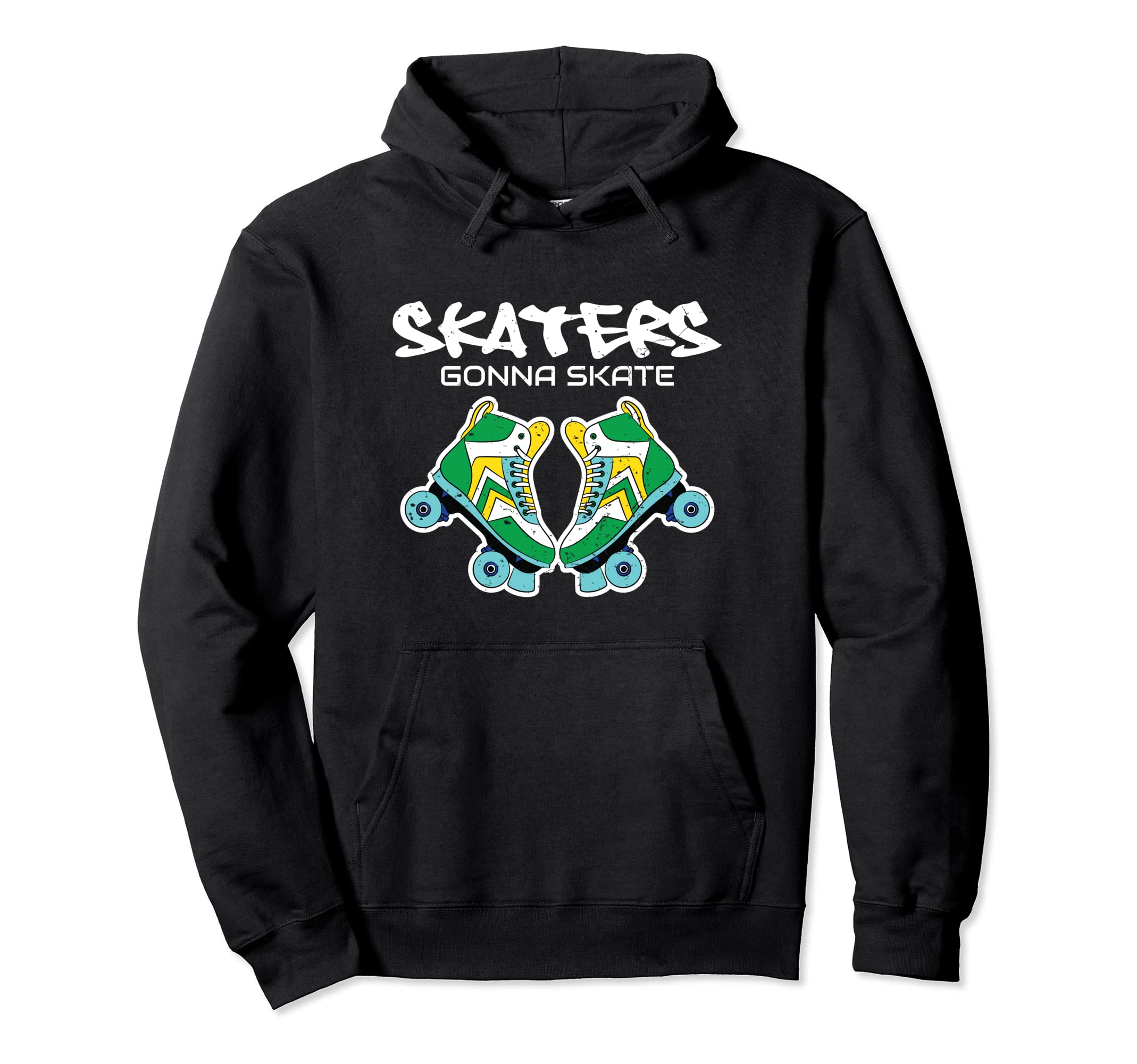 Womens Roller Skating Skates 80S Gift Hoodie - Trendy Graphic Unisex - T-Shirt, Sweatshirt, Hoodie