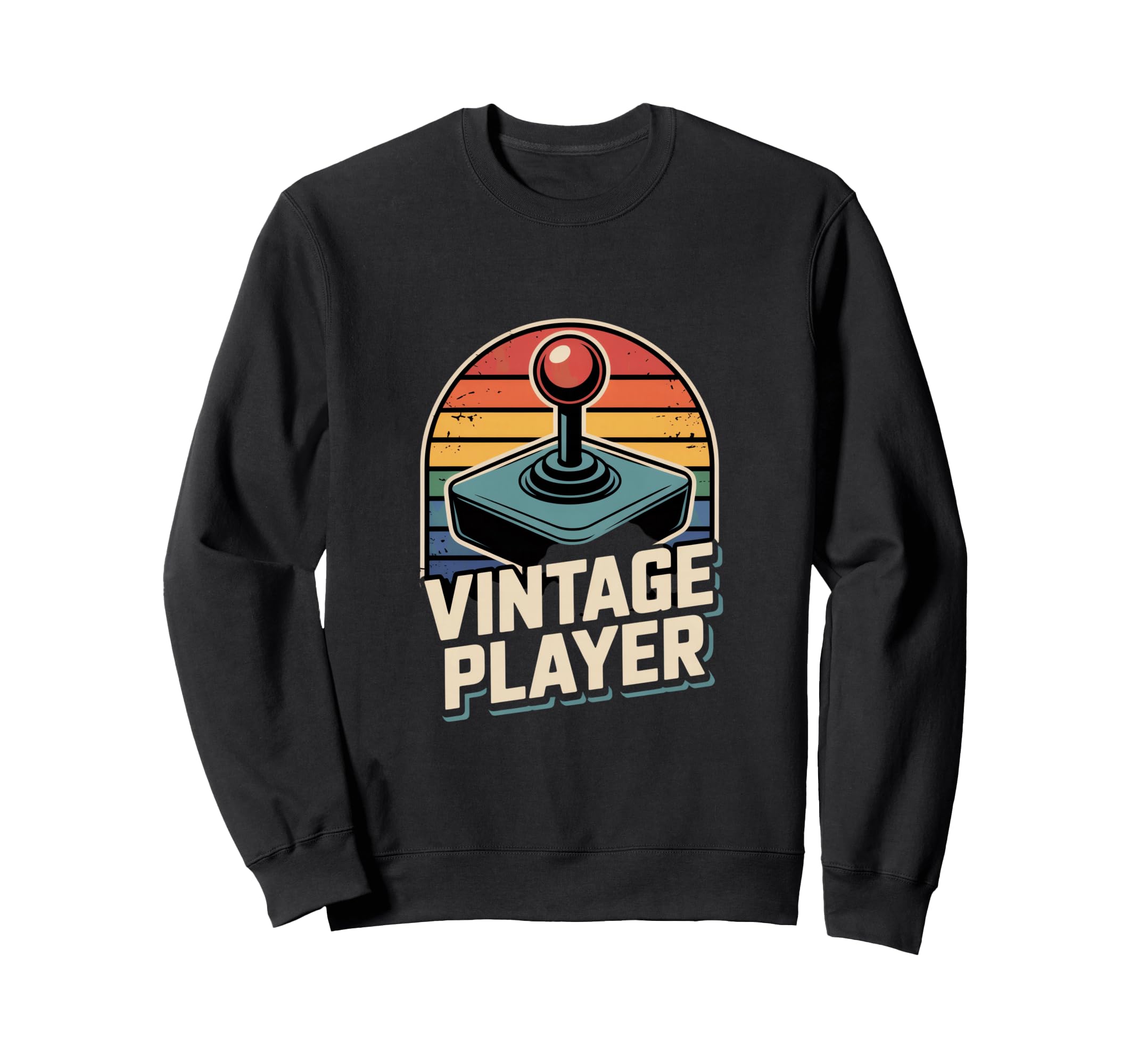 Player Arcade Joystick Old School Sweatshirt - Streetwear Style for Adults - T-Shirt, Sweatshirt, Hoodie