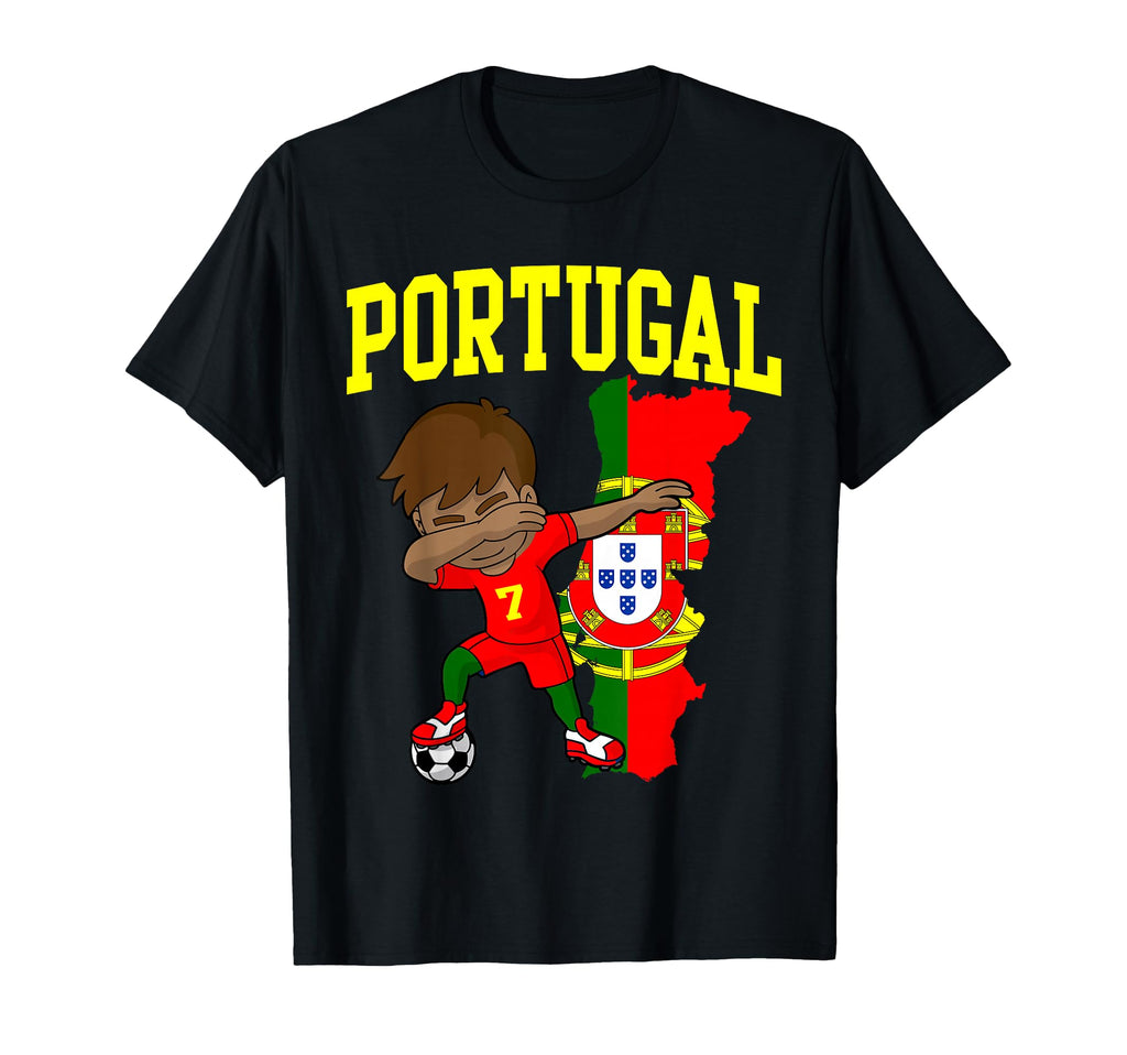 Portugal Soccer Dabbing Football T-Shirt - Streetwear Style for Adults - T-Shirt, Sweatshirt, Hoodie