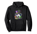 Mardi Gras And Soccer Mix Costume Hoodie - Aesthetic Graphic for Adults - T-Shirt, Sweatshirt, Hoodie