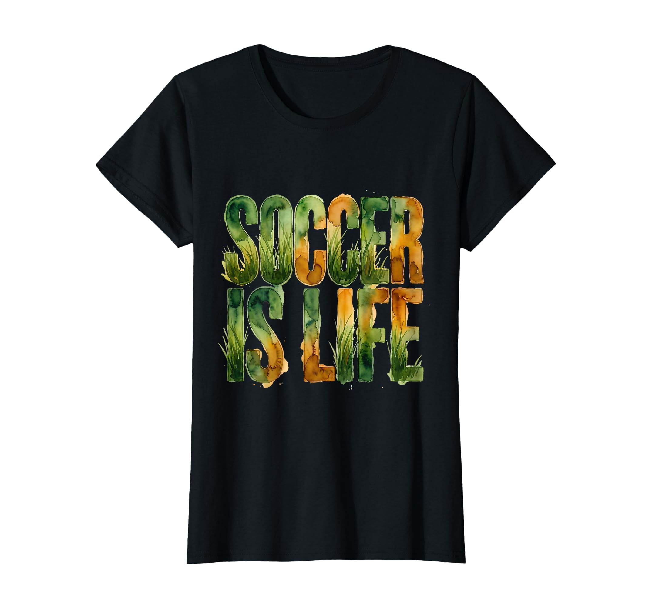 Soccer Is Life Bold Fan T-Shirt - Graphic Print Unisex - T-Shirt, Sweatshirt, Hoodie
