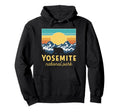 Yosemite National Park Sunset Hoodie - Trendy Graphic Unisex - T-Shirt, Sweatshirt, Hoodie