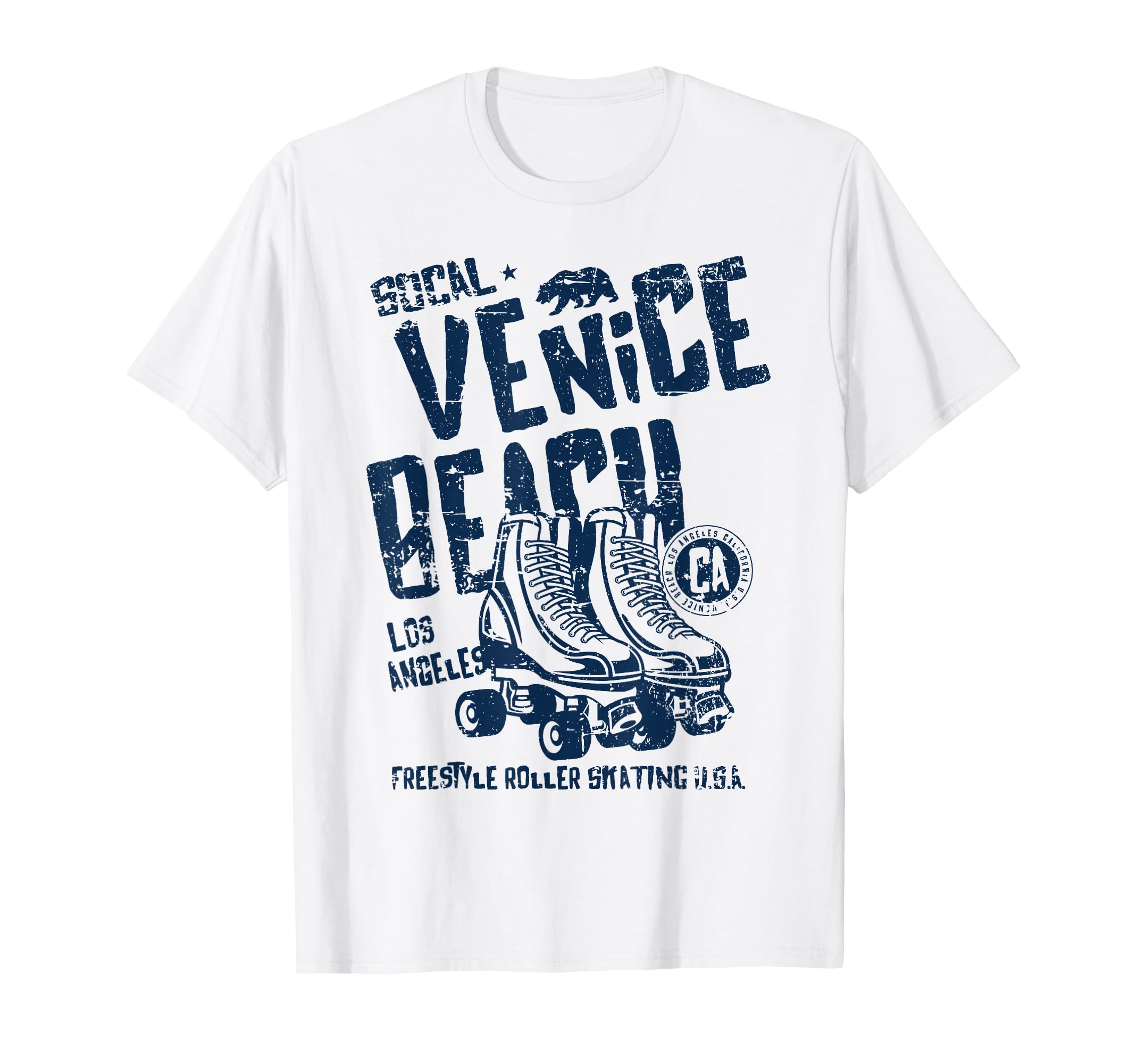 Venice Beach California Roller Skate T-Shirt - Casual Everyday Wear Unisex - T-Shirt, Sweatshirt, Hoodie