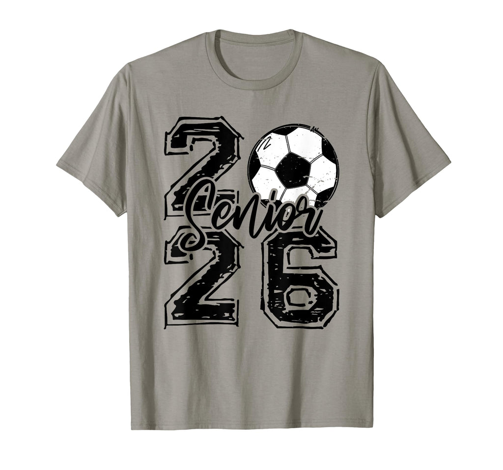 Senior 2026 Soccer Player Heart T-Shirt - Fun Novelty Design for Adults - T-Shirt, Sweatshirt, Hoodie