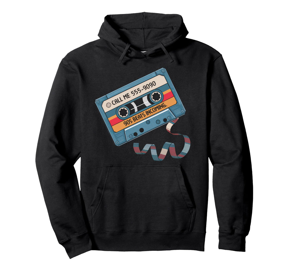Cassette 80S 90S Party Mixtape Tape Hoodie - Casual Everyday Wear Men Women - T-Shirt, Sweatshirt, Hoodie