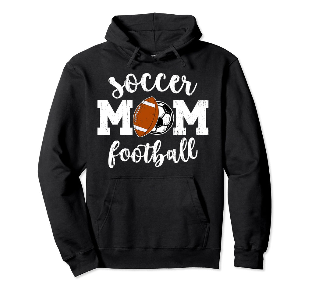 Soccer Football Mom Ballers Football Hoodie - Custom Art Print for Adults - T-Shirt, Sweatshirt, Hoodie