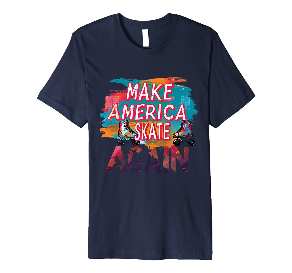 Funny Rollerskating Make America Skate T-Shirt - Unique Graphic for Adults - T-Shirt, Sweatshirt, Hoodie